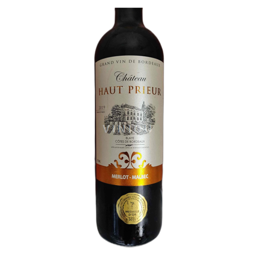 Bordeaux Blaye-Côtes-de-Bordeaux Château HAUT PRIEUR 2019
