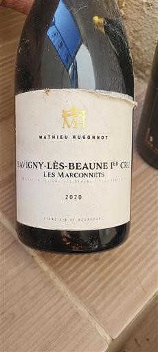 Burgundija Ni doloceno Premier Cru Mathieu Hugonnot Les Marconnets 2020