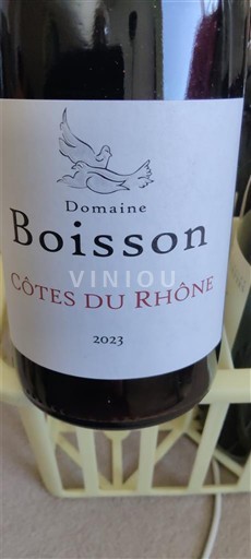 Rhônen laakso Côtes-du-rhône Domaine Boisson 2023