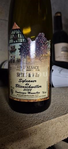 Alsace Spitz et Fils Sylvaner de Blienschwiller 2022