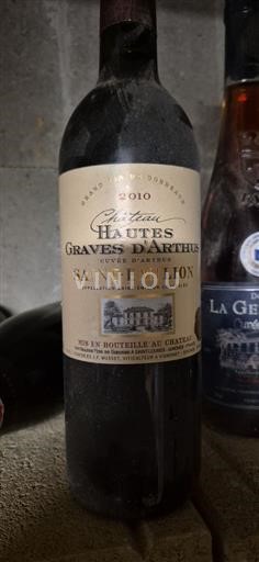 Bordeaux Saint-Émilion Château Hautes Graves Arthus d'Arthus 2010