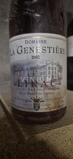 Údolí Rhôny Lirac Château La Genestière 2002