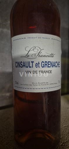 Languedoc Ospecificerad La Francette CINSAULT ET GRENACHE 2015