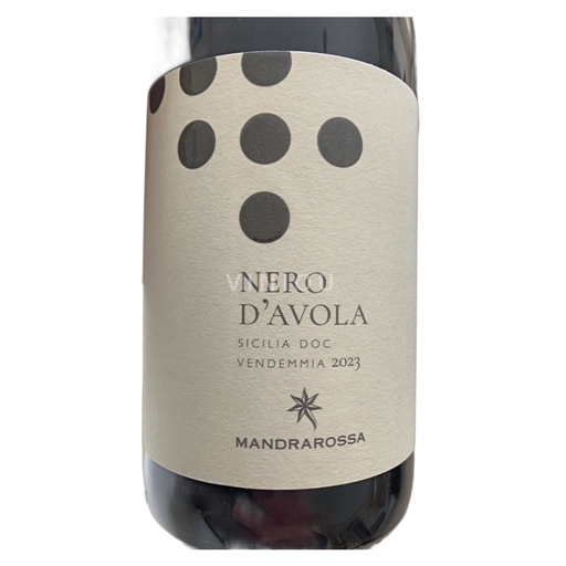 Sicílie Mandrarossa Nero d'Avola 2023