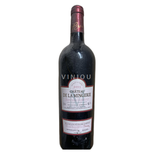 Bordeaux Bordeaux Supérieur Château La Mingerie 2005
