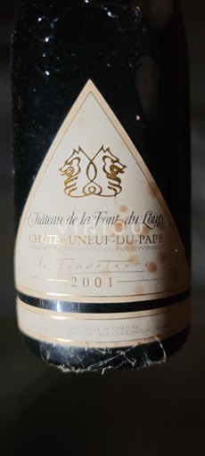 Rhônen laakso Châteauneuf-du-Pape Château La Font du Loup Les Fondateurs 2001