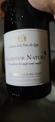 Rhônen laakso Châteauneuf-du-Pape Château La Font du Loup Grandeur Nature 2023