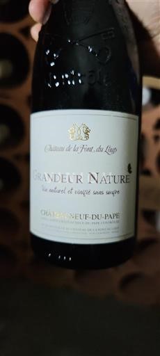 Rhônen laakso Châteauneuf-du-Pape Château La Font du Loup Grandeur Nature 2022