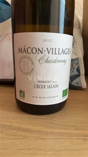 Burgundi Mâcon ja Mâcon-kylät Domaine La Croix Salain 2022