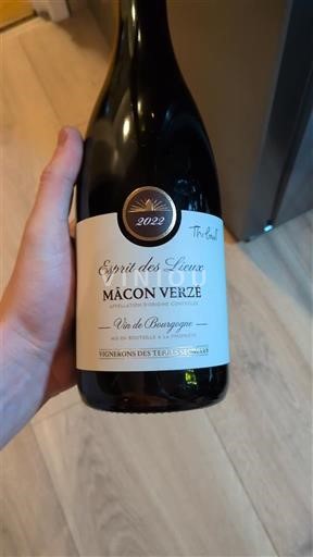 Burgundy Mâcon and Mâcon-Villages Vignerons des Terres Secrètes Esprit des Lieux 2022