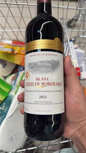 Bordeaux Blaye La Cave Augustin Florent 2023
