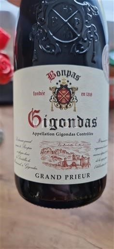 Rhônedalen Gigondas Bonpas Grand Prieur 2023