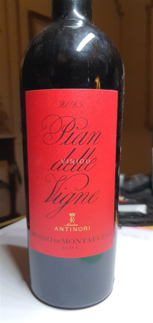 Tuscany Rosso di Montalcino Marchese Antinori Pian delle Vigne 2015