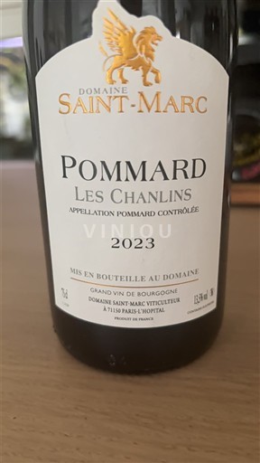 Burgundy Pommard Domaine Saint-Marc Les Chanlins 2023