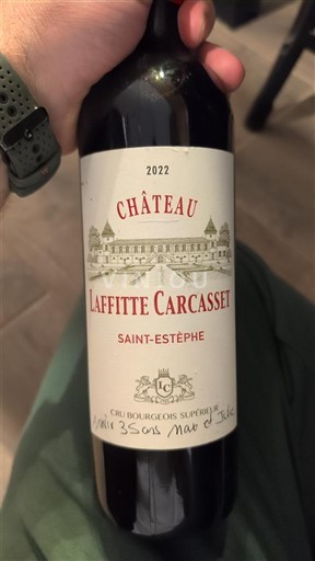 Bordeaux Saint-Estèphe Cru Bourgeois Supérieur Laffitte Carcasset 2022