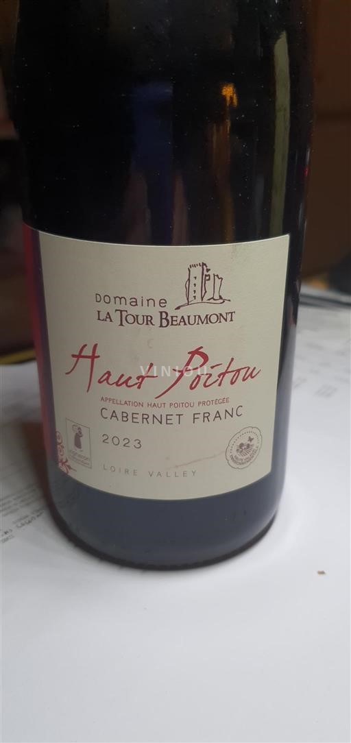 Poitou-Charentes Haut-poitou Domaine La Tour Beaumont 2023