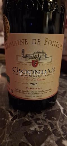 Rhônen laakso Gigondas Domaine Fontavin Terre d’Ancêtres 2022