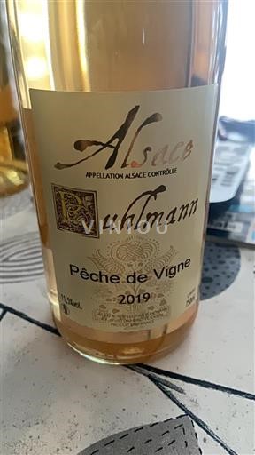Alsace Kuhlmann Pêche de Vigne 2019