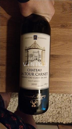 Bordeaux Haut-Médoc Grand Cru Classé Château La Tour Carnet 2010