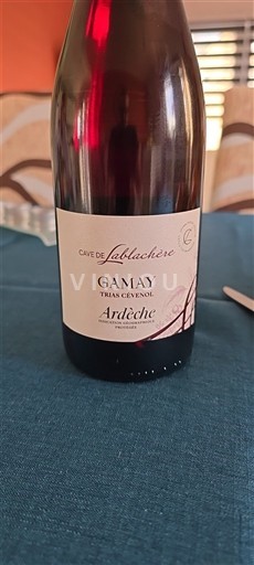 Alpes e regiões Ródano Ardèche Cave de Lablachère Gamay Trois Cévenol 2024