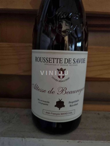 Savoie and Bugey Roussette de Savoie Domaine Maréchal J.F Altesse de beauregard 2021