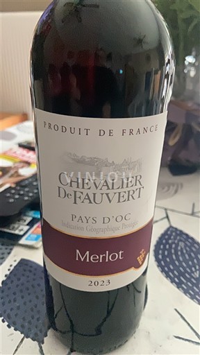 Languedoc và Roussillon Vùng đất Oc Chevalier De Fauvert Merlot 2023