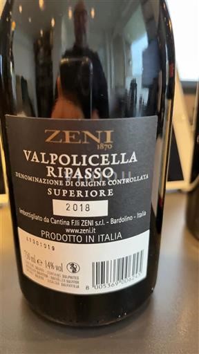 Veneto Valpolicella Ripasso Zeni 2018