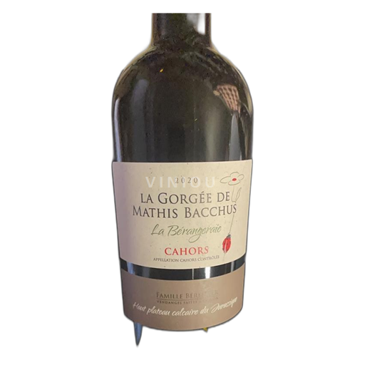 Zuidwest-Frankrijk Cahors Domaine La Berangeraie La gorgée de Mathis Bacchus 2020