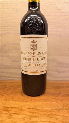 Bordeaux Pauillac Grand Cru Château Pichon Longueville Comtesse de Lalande 2004