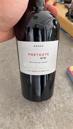 Bordeaux Médoc E. Martin Vigneron Prétexte N°6 2022
