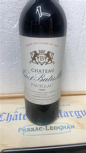Bordéus Pauillac Grand Cru Château Haut-Batailley 1996