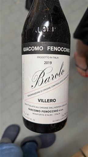 Piemonte Barolosta Giacomo Fenocchio Villero 2019
