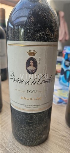 Bordeaux Pauillac Château Pichon Longueville Comtesse de Lalande Réserve de la Comtesse 2000