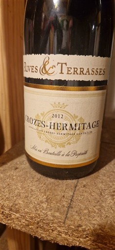 Rhône-dalen Crozes-Hermitage Rives & Terrasses 2012