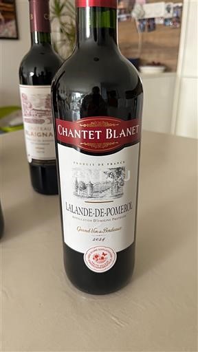 Burdeos Lalande-de-Pomerol Chantet Blanet 2024