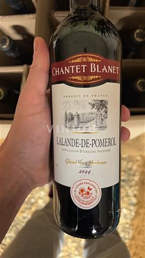 Bordeaux Lalande-de-Pomerol Chantet Blanet 2024