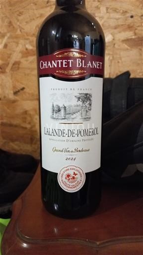 Бордо Лаланд-де-Помроль Chantet Blanet 2024