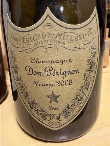 Šampanja Šampanjec Dom Pérignon 2008