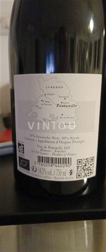 Thung lũng Rhône Luberon Fontenille Không niên vụ