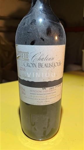 Bordeaux Montagne-Saint-Émilion Château Croix Beauséjour 2016