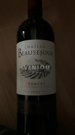 Bordeaux Fronsac Château Beauséjour 2021