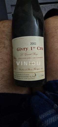 Bourgogne Ikke specificeret Premier Cru Domaine Huguenot-Colombard & Noirot La Grande Berge 2002