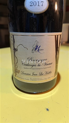 Bourgogne Bourgogne Coulanges-la-Vineuse Jean Luc Houblin 2017