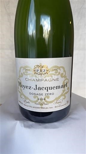Šampanja Šampanjec Ployez-Jacquemart Dosage Zéro 2006