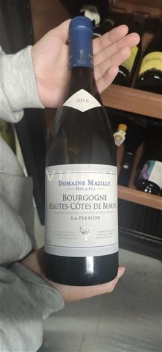 Borgoña Hautes Côtes de Beaune Domaine Mazilly Père & Fils La Perrière 2018