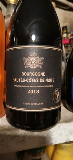 Bourgogne Hautes Côtes de nuits Jean Renaud 2018