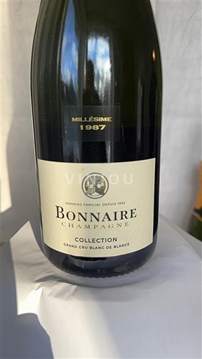 Šampanja Šampanjec Grand Cru Bonnaire Collection Grand Cru Blanc de Blancs 1987