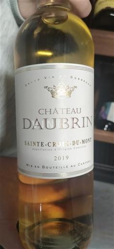 Bordeaux Sainte-Croix-Du-Mont Château Daubrin 2019