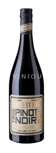 Californische AVA's Niet gespecificeerd Make It Big! True Pinot Noir Niet-geïntegreerd