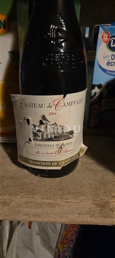 Thung lũng Rhône Costières-de-nîmes Campuget Tradition de Campuget 2004